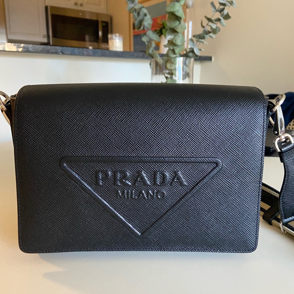 PRADA Saffiano leather shoulder bag (New)